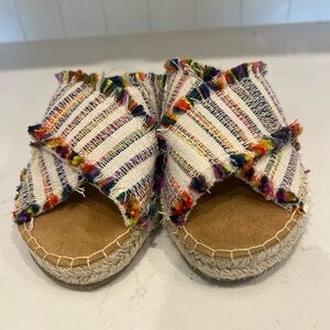 Minnetonka Multicolor Striped Sandals